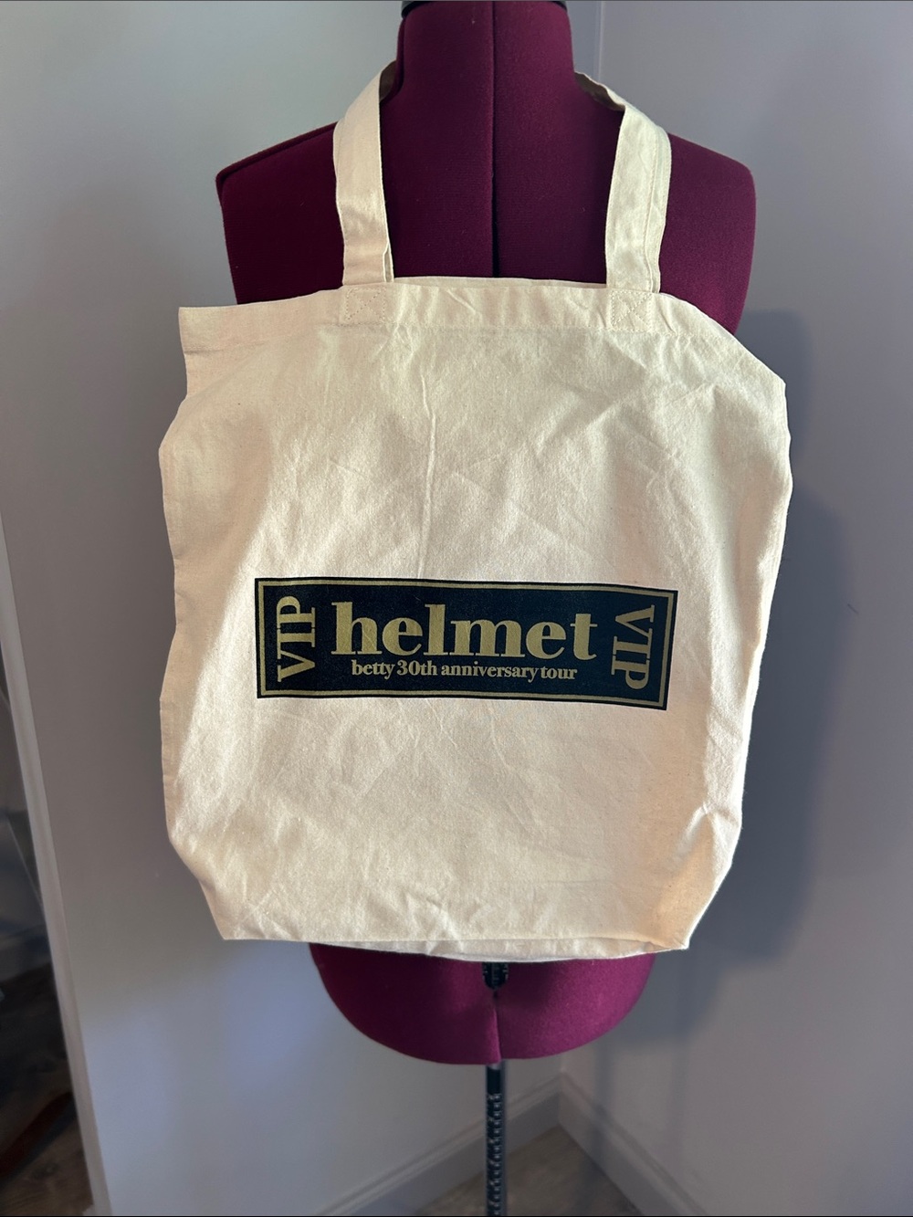 Helmet VIP Cream Tote Bag